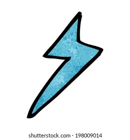 cartoon lightning bolt symbol