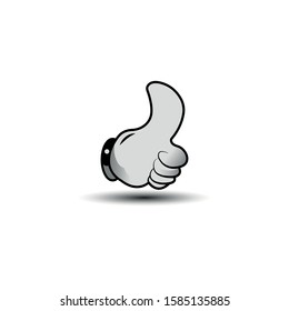 Cartoon like hand illustration. Design template vector