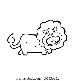 león de caricatura