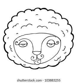 león de caricatura
