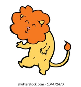 cartoon lion