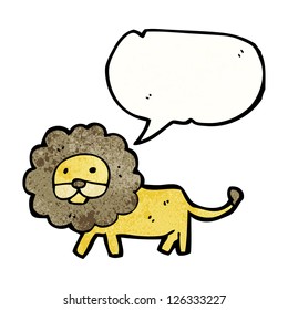 cartoon lion
