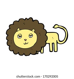 cartoon lion