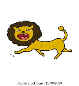 cartoon lion