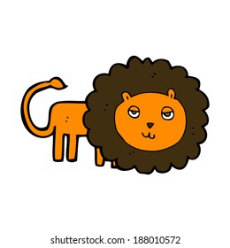 león de caricatura