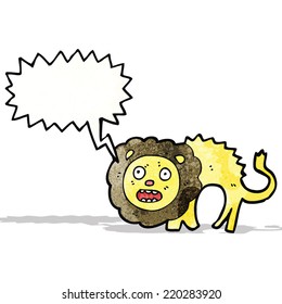cartoon lion