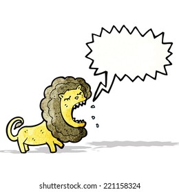 Cartoon-Löwe