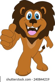 cartoon lion