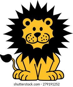 Cartoon lion