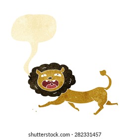 león de caricatura