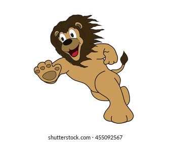 cartoon lion