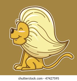 cartoon lion