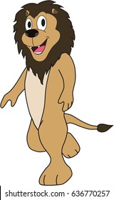 cartoon lion