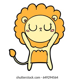 cartoon lion