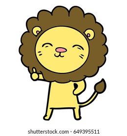 cartoon lion