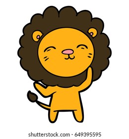 cartoon lion