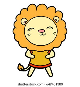 cartoon lion