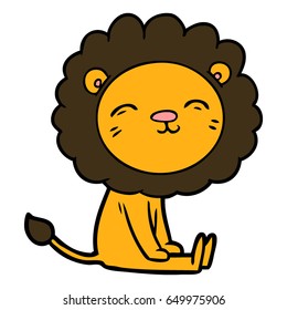 cartoon lion