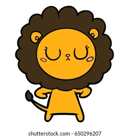 león de caricatura