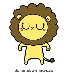 cartoon lion