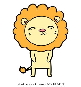 cartoon lion