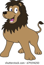 cartoon lion