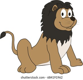 cartoon lion