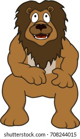 cartoon lion