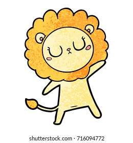cartoon lion