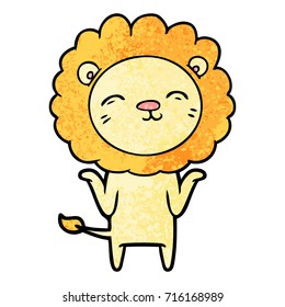 cartoon lion