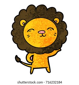 cartoon lion