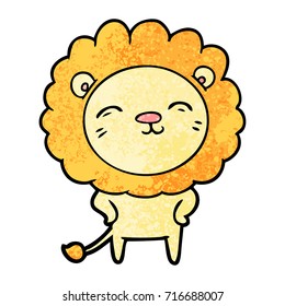 cartoon lion