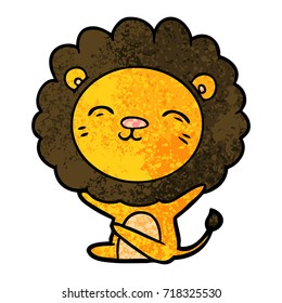 cartoon lion