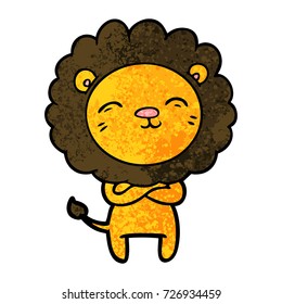Cartoon-Löwe