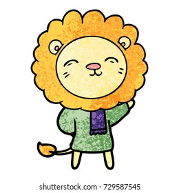 león de caricatura