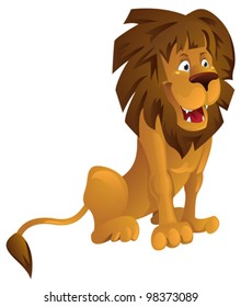 Cartoon lion