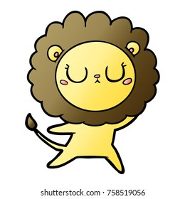 danza del león de dibujos animados