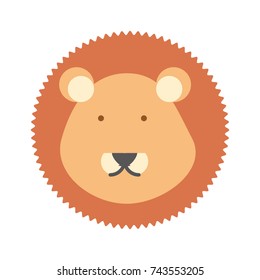 cartoon lion icon