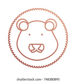 cartoon lion icon