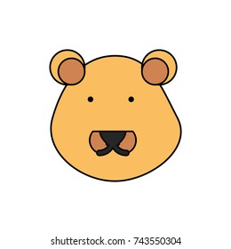cartoon lioness icon