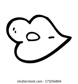 cartoon lips
