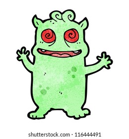 cartoon little alien