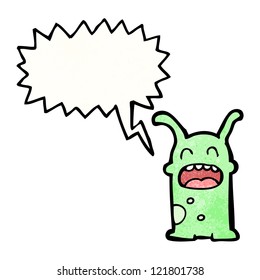 cartoon little alien