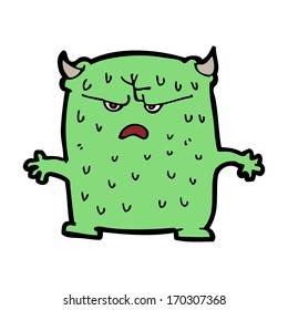 cartoon little alien