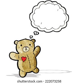 pequeño oso de dibujos animados