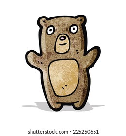 pequeño oso de dibujos animados