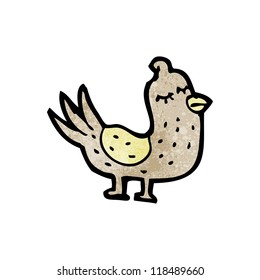 cartoon little bird