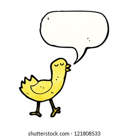 cartoon little bird