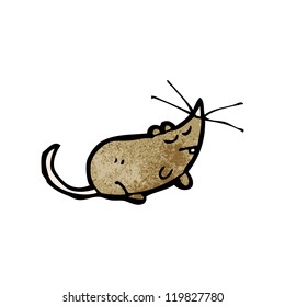 cartoon little brown mouse
