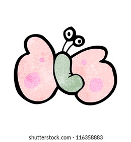 cartoon little butterfly